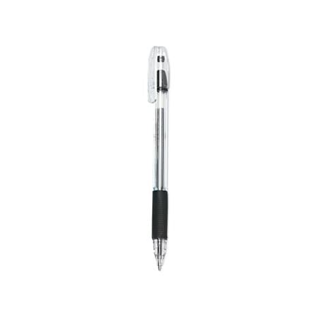 Pilot Pilot, EASYTOUCH STICK BALLPOINT PEN, MEDIUM 1MM, BLACK INK, CLEAR BARREL, DOZEN 32010